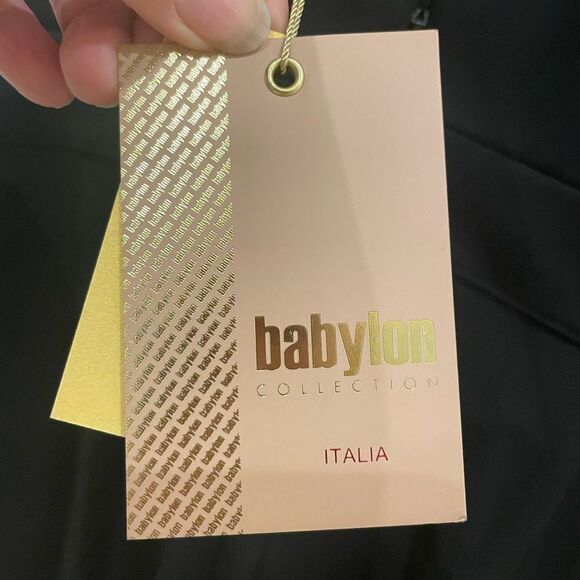 babylon Collection ITALIA/Size 46/Black/NWT - Picture 7 of 9